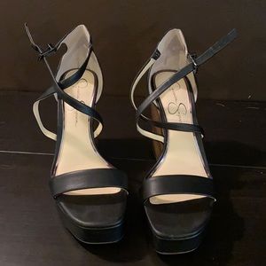 Jessica Simpson platform wedge sandals 012